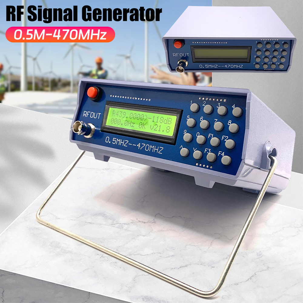 Rf Signal Generator 0.5Mhz To 470Mhz - Generator sygnałów RF 0.5MHZ‑470MHZ Źródło sygnału