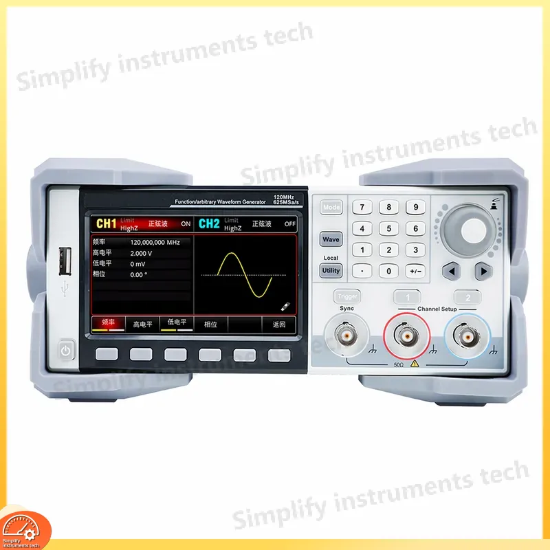 Dual Channel Arbitrary Waveform Function Generator 60Mhz - Generator Funkcyjny Sygnałów o Wysokiej Precyzji,
