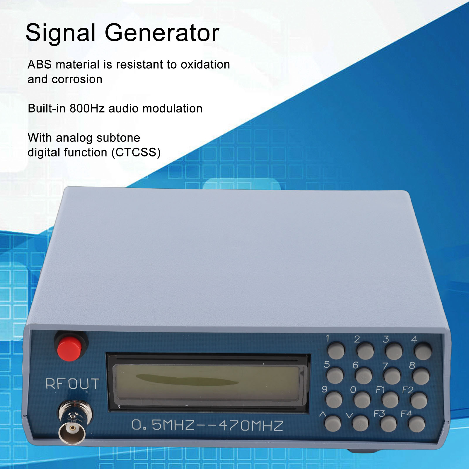 Generator sygnałów RF, modulac – Rf Signal Generator 0.5Mhz To 470Mhz recenzja i cena