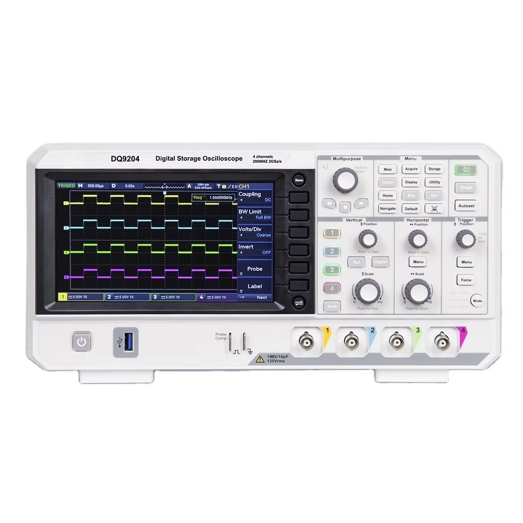 DQ9104 DQ9204 CYFROWY OSCYŁOSK – Digital Storage Oscilloscope 4 Channel 100Mhz recenzja i cena