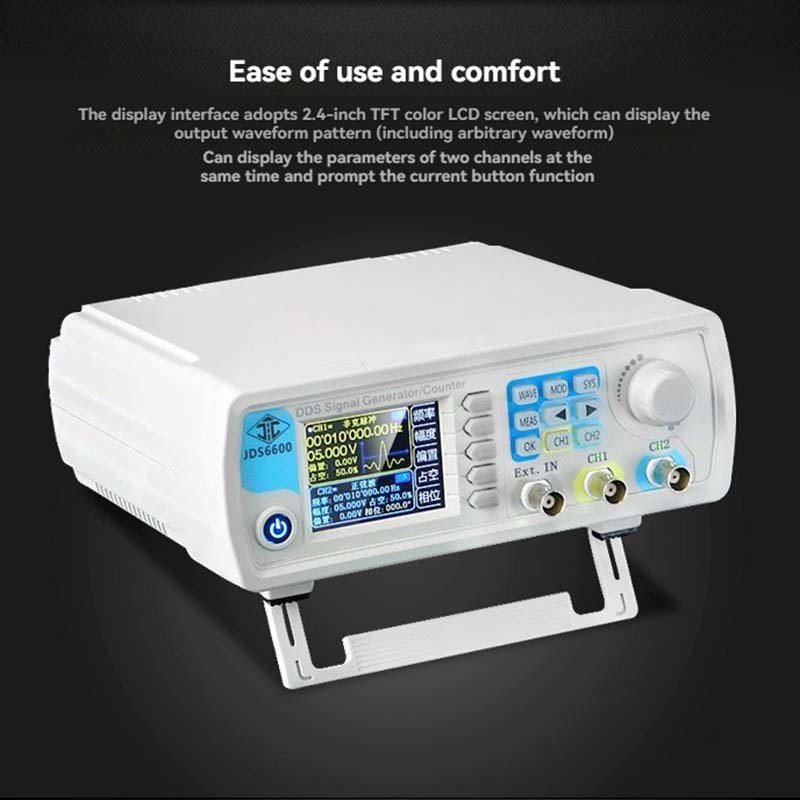 Generator sygnałów DDS dwukana – Dual Channel Arbitrary Waveform Function Generator 60Mhz recenzja i cena