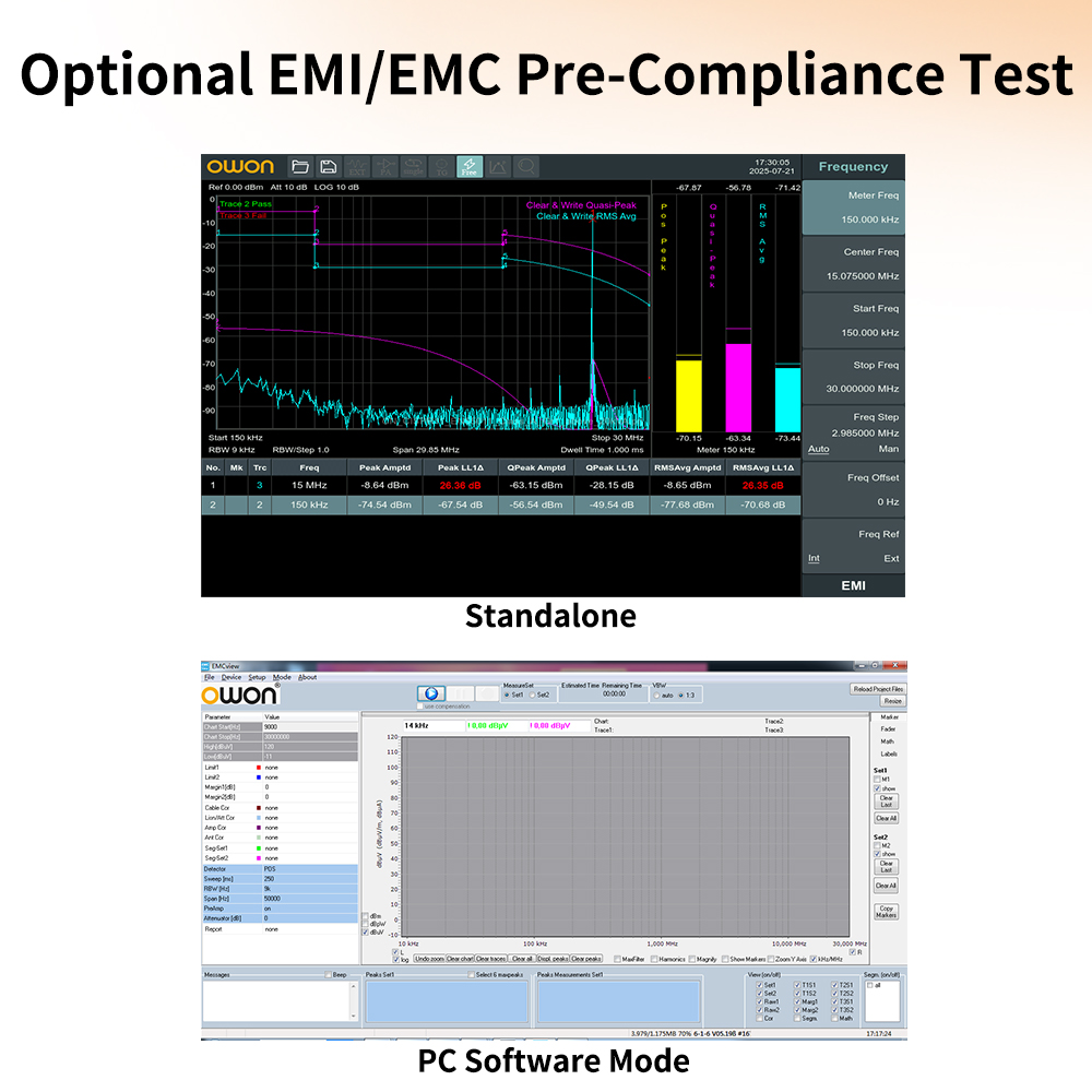 Analizator Widma OWON z Genera – Spectrum Analyzer Tracking Generator 1.5Ghz recenzja i cena