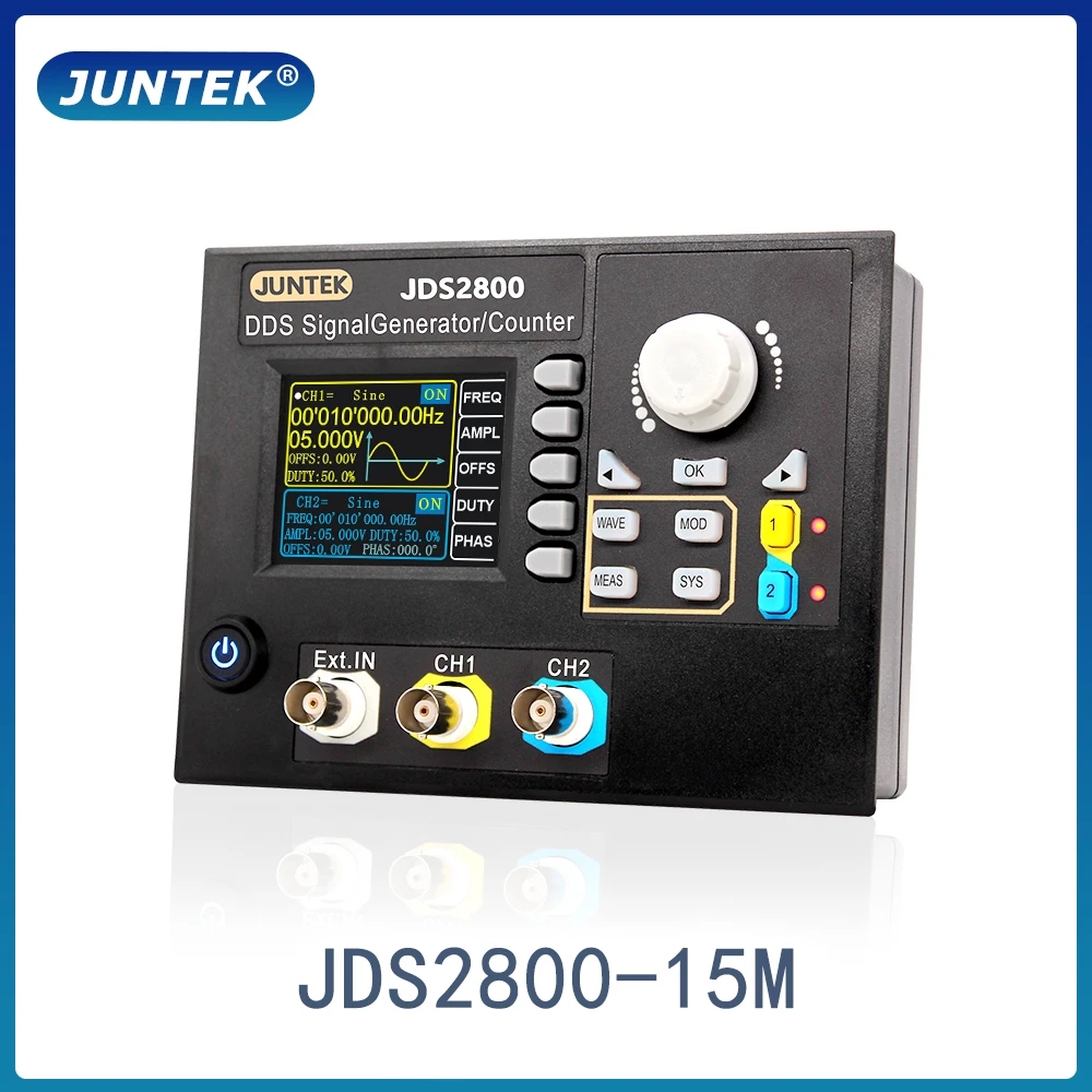 JDS2800-15M 60MHz funkcja DDS  – Dual Channel Arbitrary Waveform Function Generator 60Mhz recenzja i cena