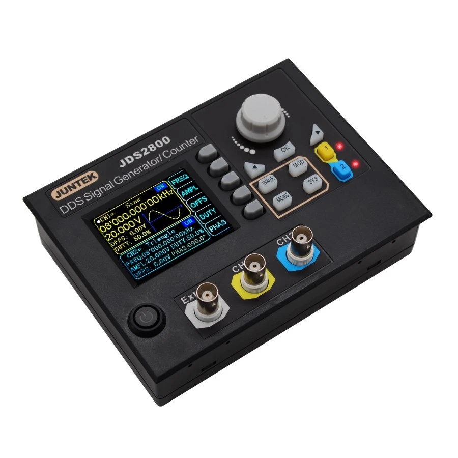 JDS2800-15M 60MHz funkcja DDS  – Dual Channel Arbitrary Waveform Function Generator 60Mhz recenzja i cena