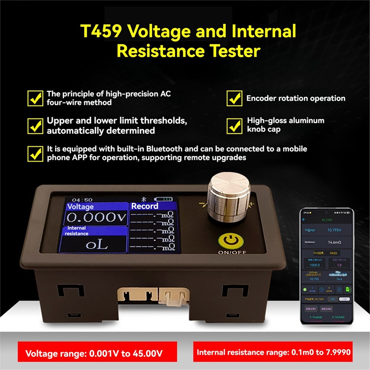 Tester rezystancji wewnętrznej – Battery Internal Resistance Tester Four Wire recenzja i cena