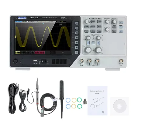 4-kanałowy cyfrowy oscyloskop  – Digital Storage Oscilloscope 4 Channel 100Mhz recenzja i cena